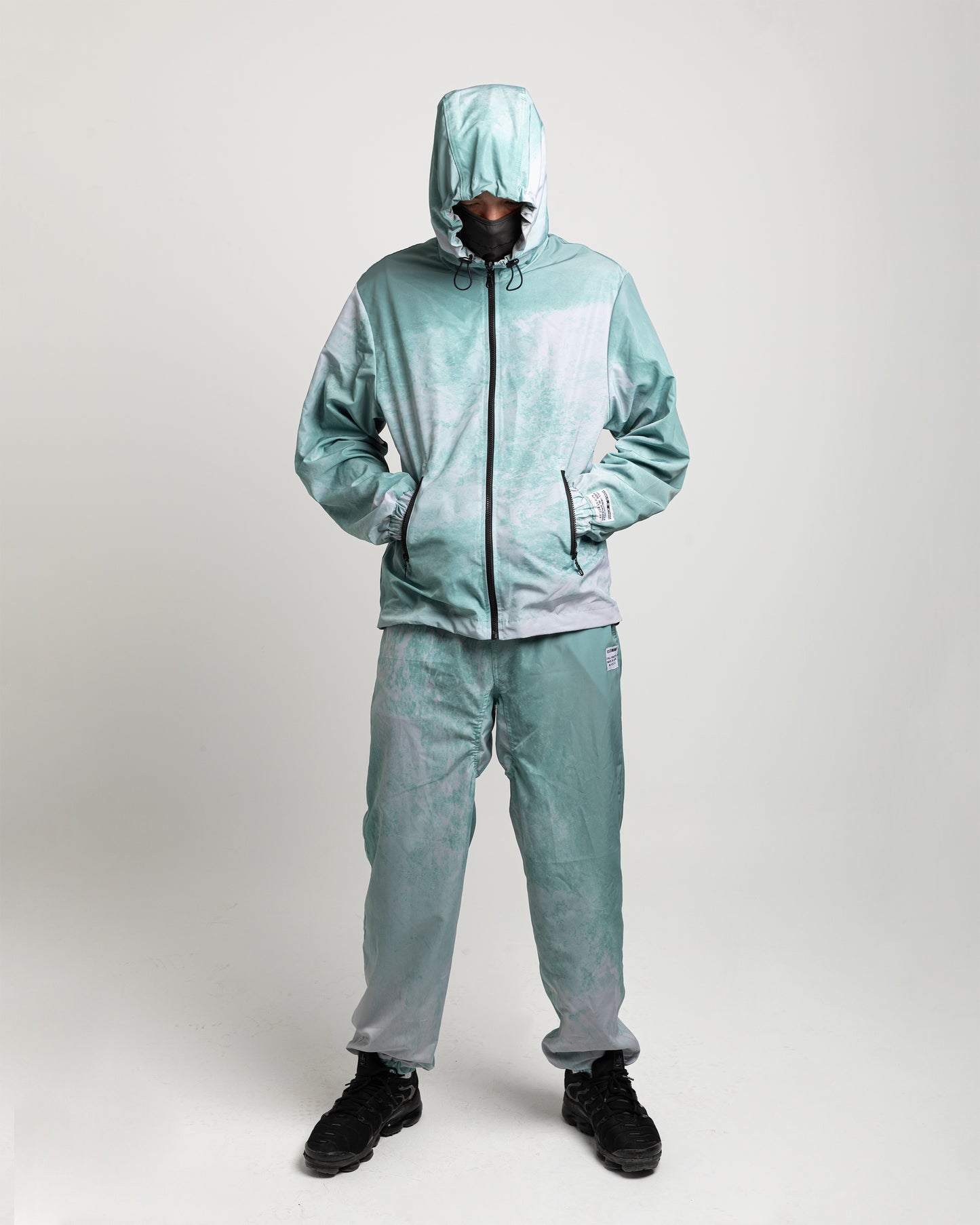 AEMUS CRYSTAL GREEN TRACK PANTS