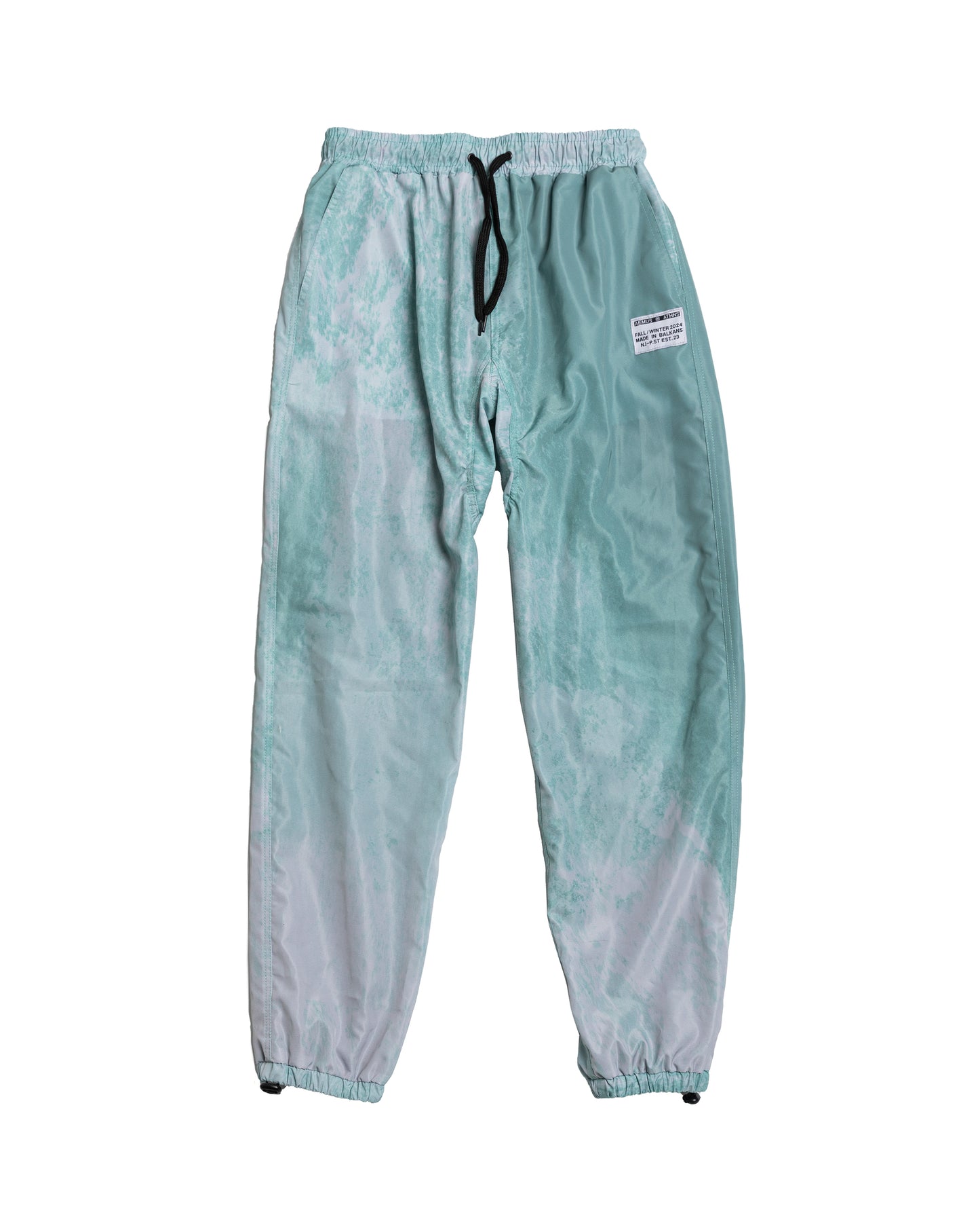 AEMUS CRYSTAL GREEN TRACK PANTS