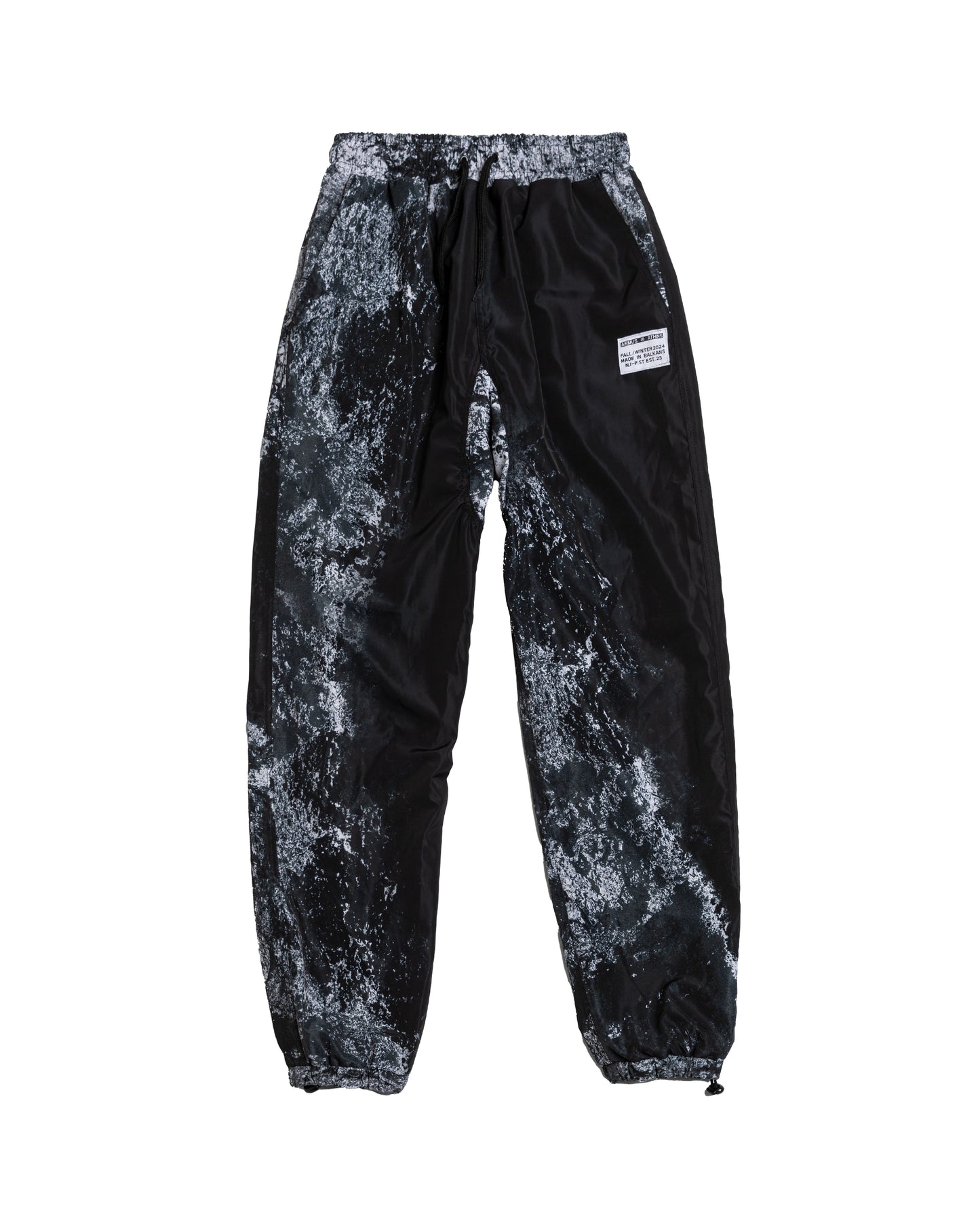 AEMUS BLACK SEAS BLACK TRACK PANTS