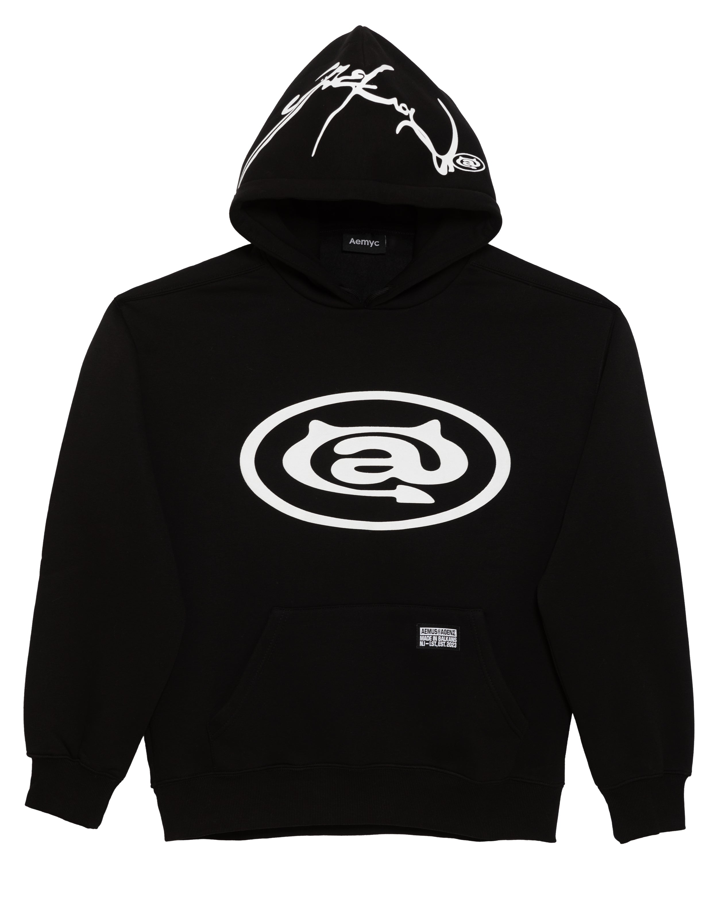 【希少/USA製】A.P.C. U.S. Logo Hoodie Black M Made in California Men's Pullover Aemus Black Hoodie – aemus
