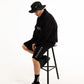 Aemus Black Quarter Zip Sweater