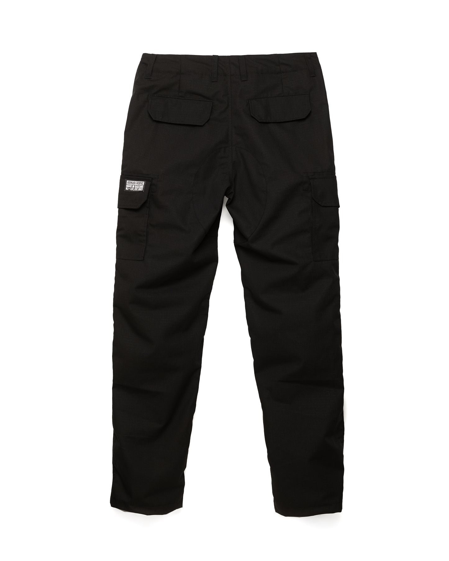 Aemus Ripstop Cargo Trousers in Black