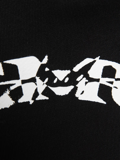 Aemus Black Hooded Sweatshirt