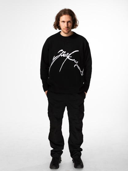 Aemus Letter Knitted Jaquard Sweater