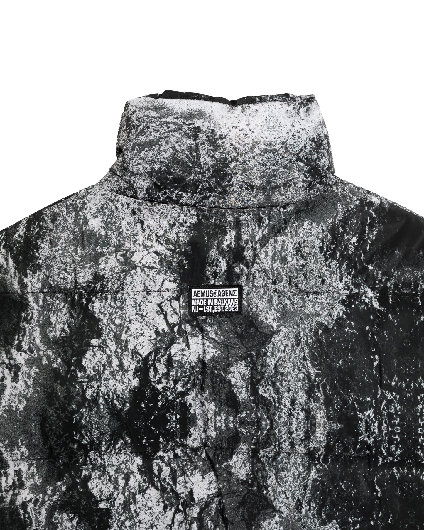 AEMUS BLACK SEAS BLACK PUFFER JACKET